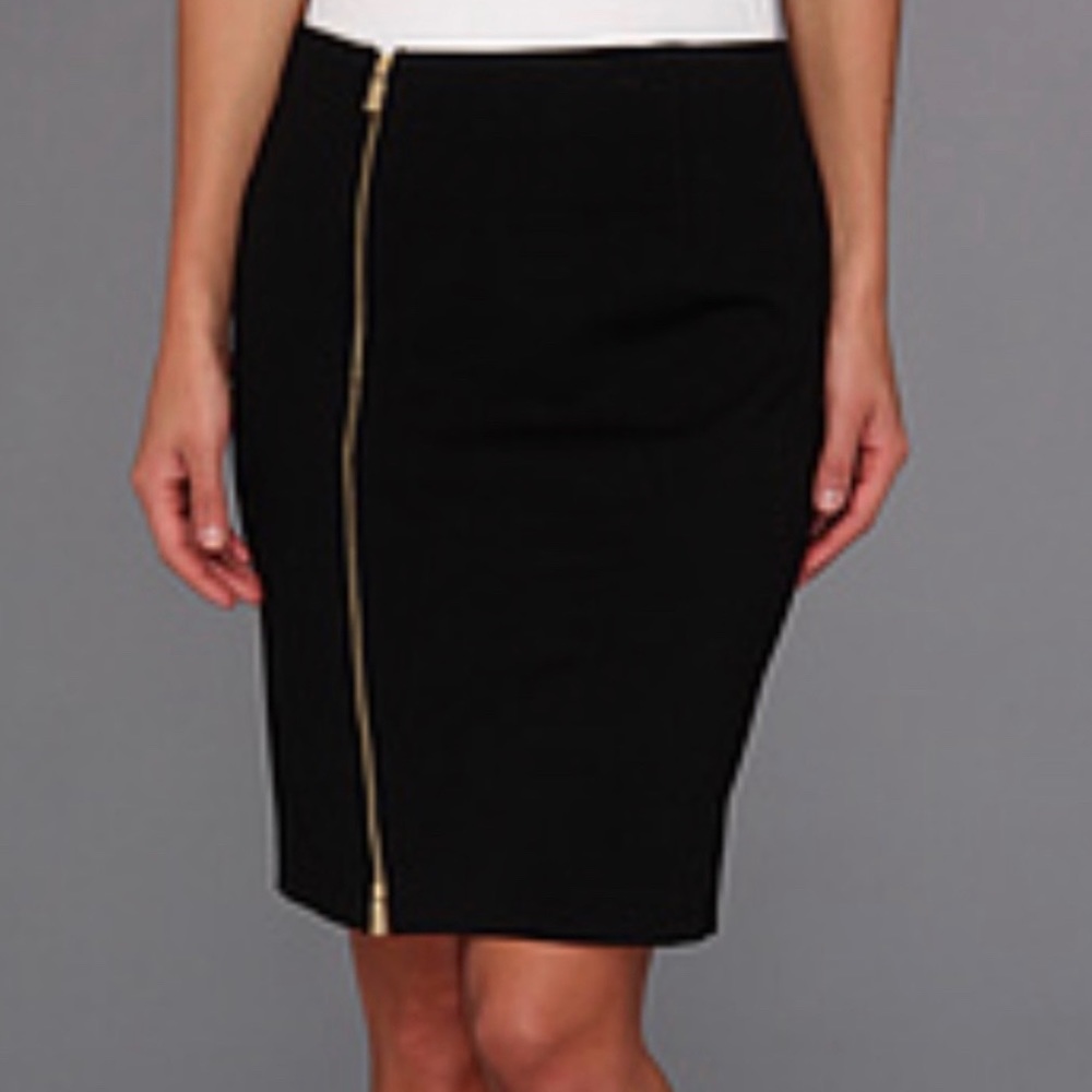 Vince Camuto Front Zip Pencil Skirt
